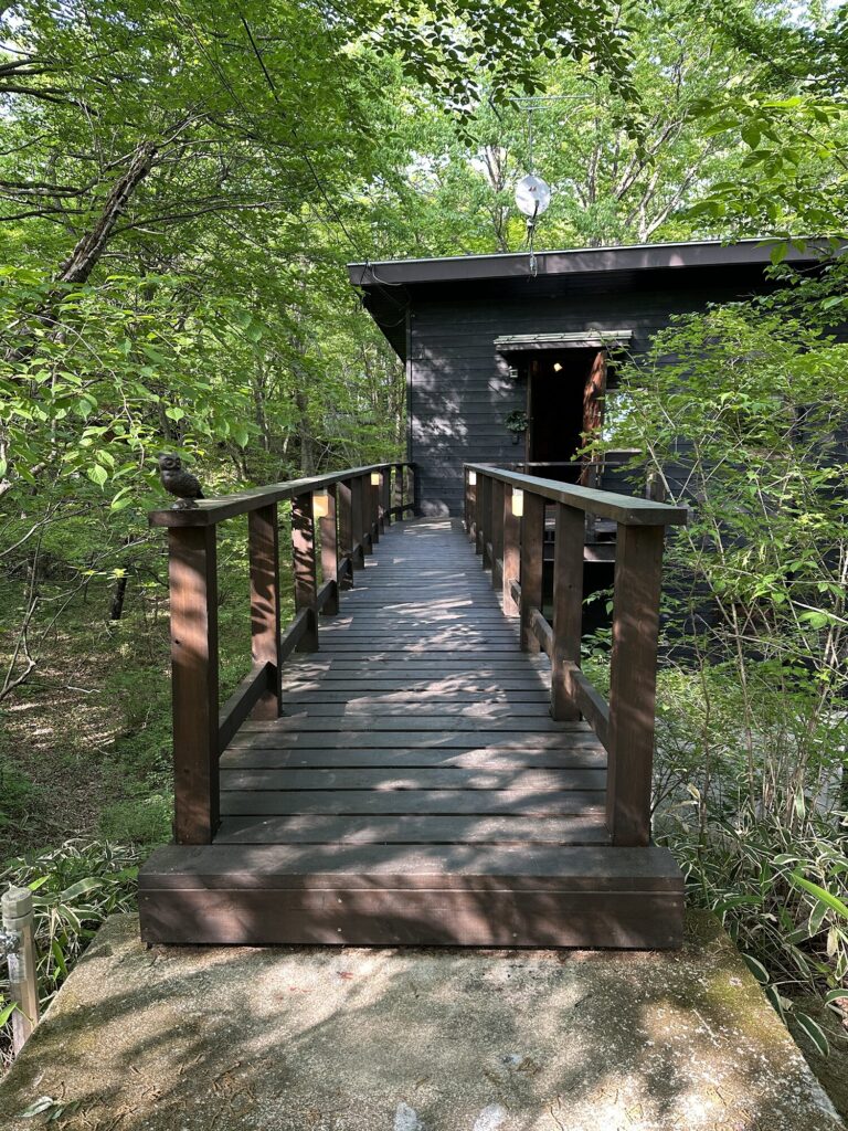 Nasu Country Cottage（那須カントリーコテージ）のアプローチ