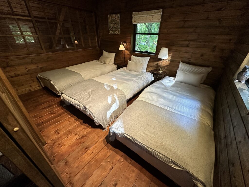 Nasu Country Cottage（那須カントリーコテージ）の2階ベッドルーム